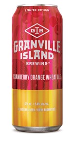 Molson Breweries 1C Granville Island Cranberry Orange Wheat 473ml