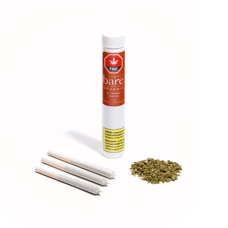 Organic Sour Cookies - Simply Bare - Pre-Roll