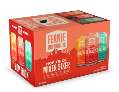 Set The Bar Fernie Brewing Hop Trick Mixer Sixer 2130ml