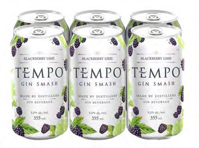 Mike&#39;s Beverage Company 6C Tempo Gin Smash Blackberry Lime 2130ml
