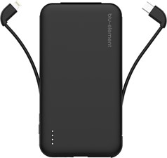 Blu Element - Portable Power 5000mAh Lightning/USB-C/Micro USB