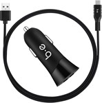 Blu Element Dual USB 3.4A Car Charger w/ USB Type-C Cable