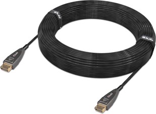 Club3D - DisplayPort 1.4 Active Optical Cable Unidirectional M/M 20m/65.62ft 8K @60HZ