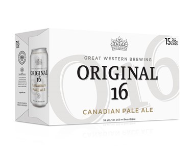 Great Western Brewing Company 15C Original 16 Canadian Pale Ale 5325ml