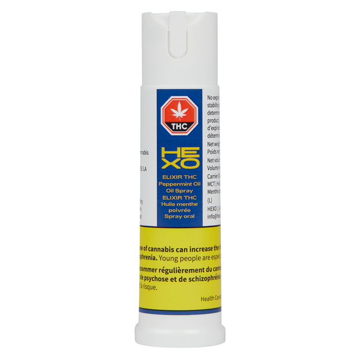 Elixir THC Peppermint Oil - HEXO - Spray - 15ml