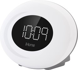 iHome Color Changing FM Alarm Clock w/USB