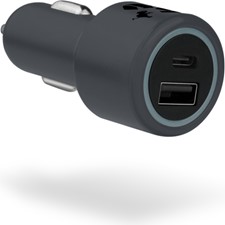 Nimble - Rally Car Charger Dual Port 32W PD Fast Charge - Cool Grey