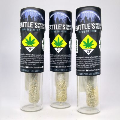 Seattles Private Reserve Pre-Roll Infused Lime Pop x Runaway Cake