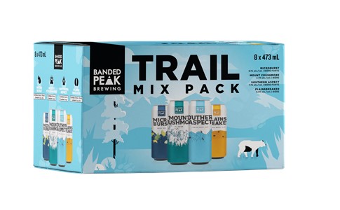 Labatt Breweries 8C Banded Peak Trail Mix Pack 2840ml