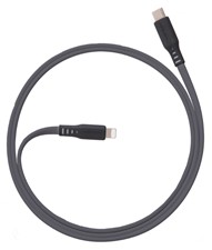 Ventev - Charge/Sync USB-C to Lightning Cable 3.3ft - Gray