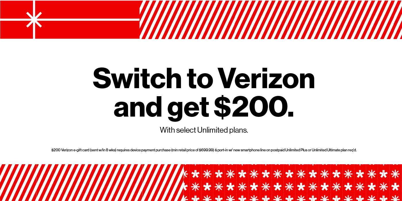 Switch to Verizon and get $200.
