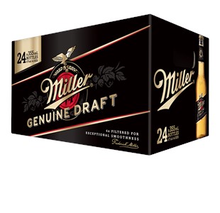 Molson Breweries 24B Miller Genuine Draft 8520ml