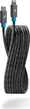 Nimble - PowerKnit USB-C to Lightning 10ft 60W PD Fast Charge Cable - Space Gray