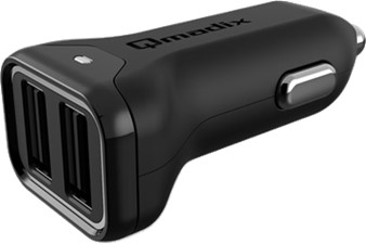 Qmadix 4.2A Dual USB Port Car Charger