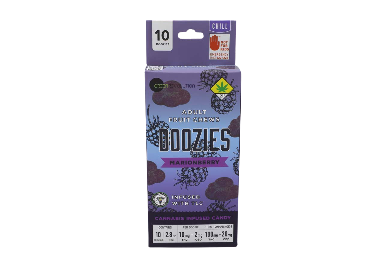 Green Revolution Doozies CBN 2 to 1 Marionberry CHILL 10pk