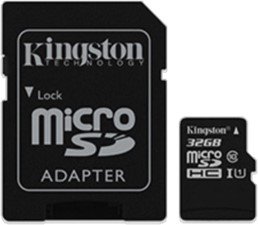 Kingston 32GB UHS-I Class 10 3microSDHC Canvas Select Flash Card