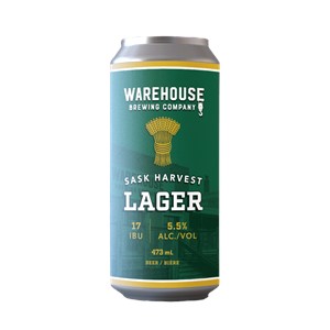 Warehouse Brewing Company Sask Harvest Lager 1892ml