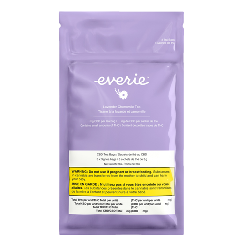 Lavender Chamomile CBD Tea - Everie - Tea