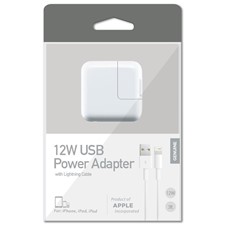 Apple iPad Lighting Home Charger &amp; 3 FT Charging Cable (2.4 Amp 12 Watt Charger &amp; Sync Cable)