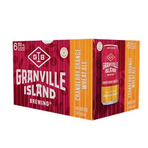 Molson Breweries 6C Granville Island Cranberry Orange Wheat Ale 2130ml