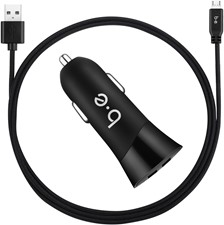 Blu Element Dual USB 3.4A Car Charger w/ microUSB Cable