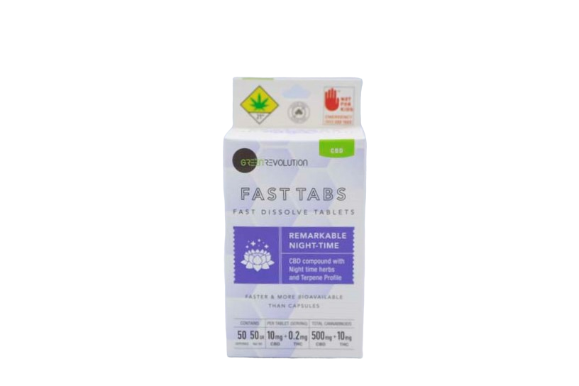 Green Revolution Fast Tabs Nighttime Relief 20ct