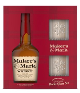 Beam Suntory Maker&#39;s Mark Bourbon Holiday Gift Pack 750ml