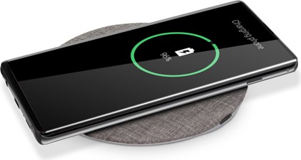 PowerPeak 15W Fast Charge Wireless Charging Pad w/ Fast Charge Adapter