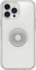 OtterBox iPhone 14 Plus Otterbox + POP Symmetry Clear Series Case - Silver (Stardust Pop)