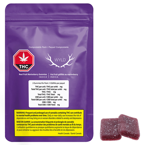 Real Fruit Marionberry Soft Chews - Wyld - Gummies