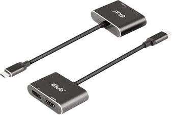 Adapter - MST Hub USB3.2 Gen2 USB-C to DisplayPort+HDMI 4K60Hz M/F