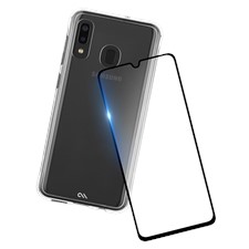 Case-Mate Protection Pack Tough Clear Case Plus Glass Screen Protector For Galaxy A20