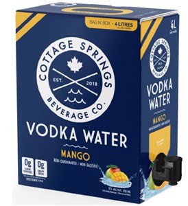 Decanter Wine &amp; Spirits Cottage Springs Vodka Water Mango 4000ml