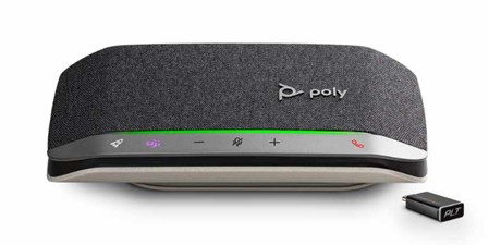 Plantronics - Poly Sync 20+ Personal USB-A BT Smart Speakerphone - Grey