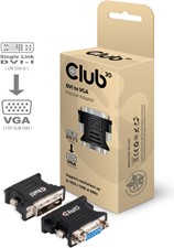 Club3D -  Single Link DVI- I (24+1 PIN) Male to VGA Female Black