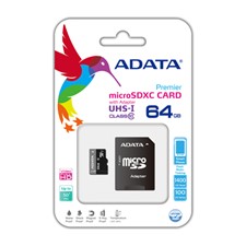 A-Data Class 10 microSD w/ SD Adaptor