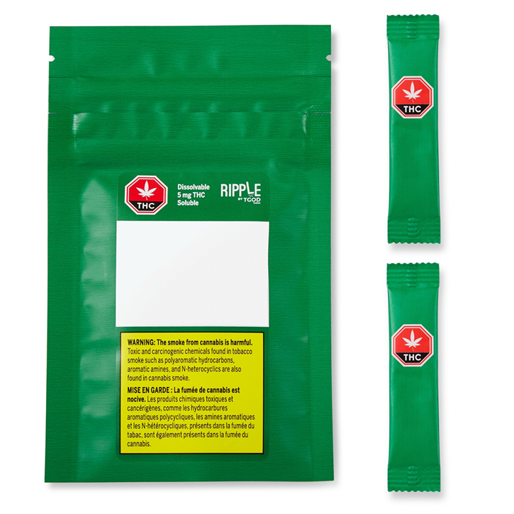 Dissolvable THC Powder -  Ripple by TGOD -  Dry Mix