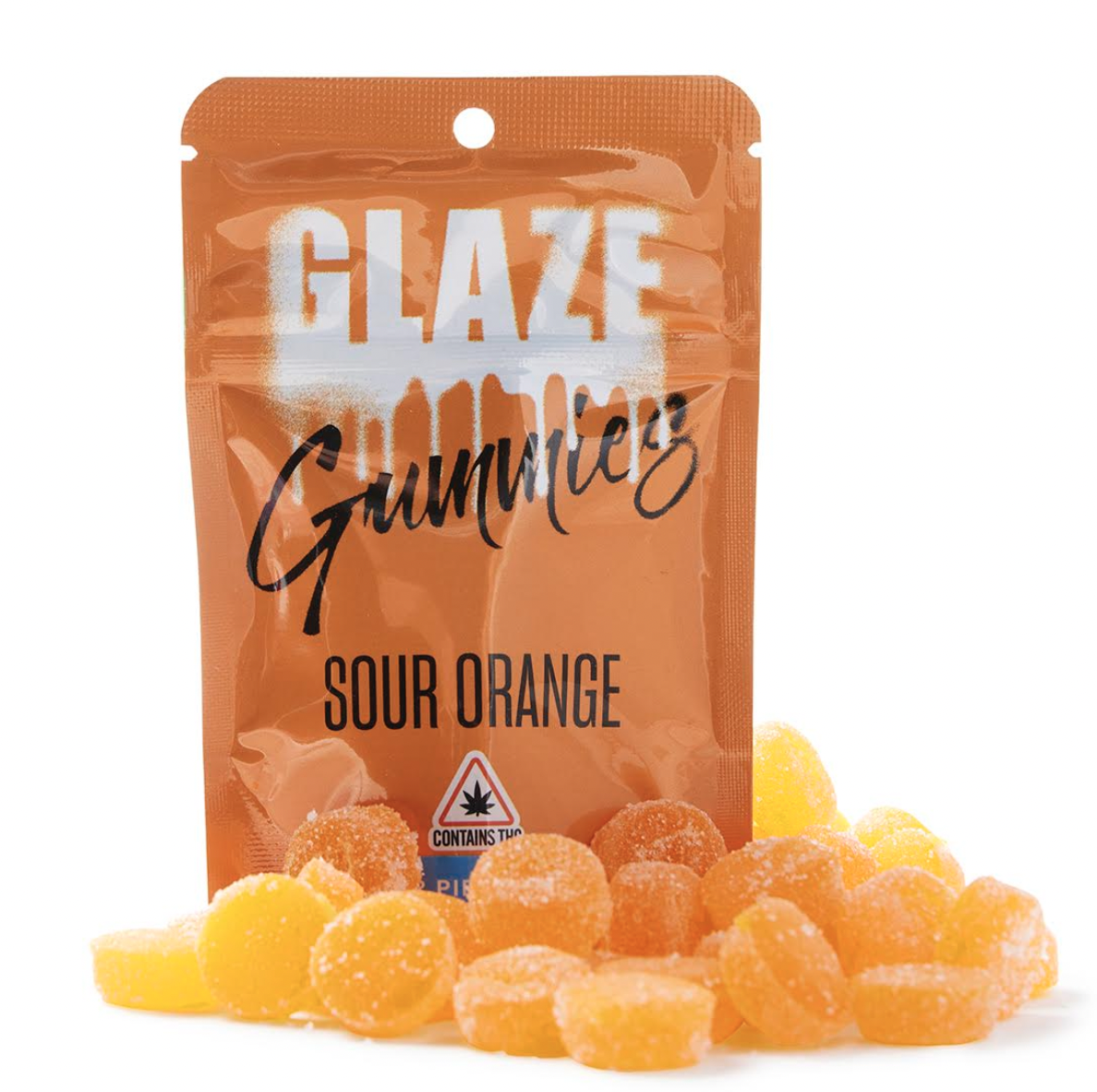 Glaze Sour Orange Gummies