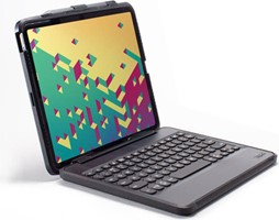 Zagg - iPad Air 10.9&quot; / Pro 11 Rugged Book Bluetooth Keyboard Case - Black