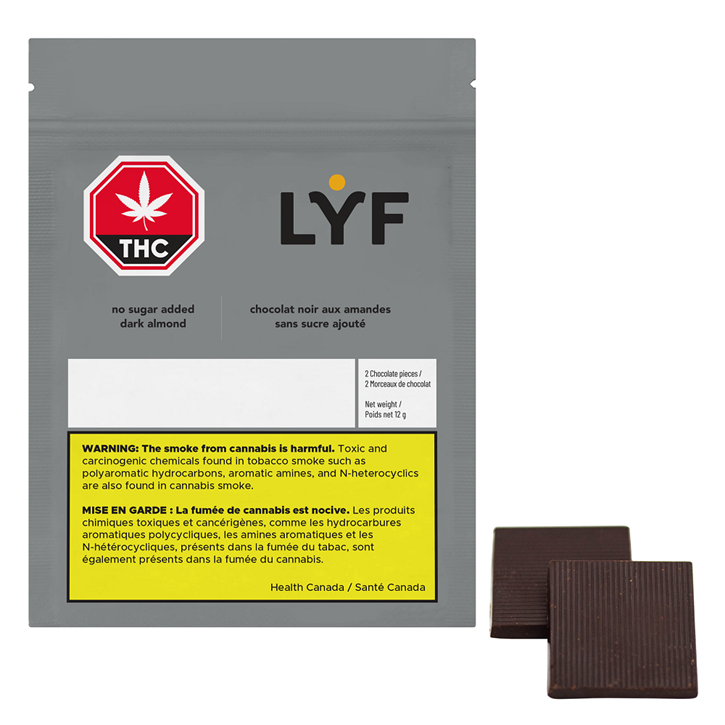 NSA Dark Chocolate Almond - LYF - Chocolate