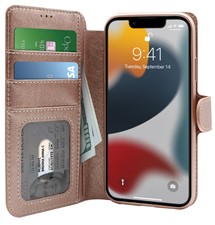 Base Folio Exec Wallet Case iPhone 14 Pro Max - Rose Gold