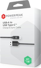 PowerPeak 6ft. USB-A to USB Type-C Charge &amp; Sync Cable