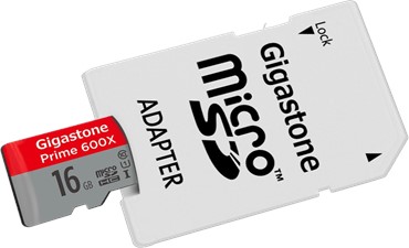 Gigastone MicroSDHC Class 10 2-in-1 Memory Card and SD Adapter
