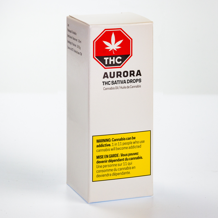 THC Sativa Drops - Aurora - Oil