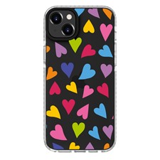 Blu Element - Elita Clear Print AOP Hearts Case - iPhone 14 Plus