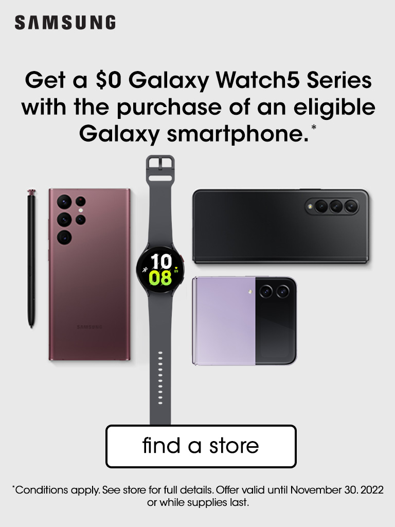 BLACK FRIDAY SALE: Get a bonus Galaxy Watch5 with the purchase of select Galaxy Series Smartphones!
