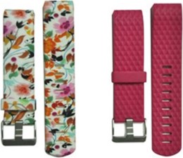 Affinity Electronics Fitbit Charge 2 Band Duo Pack TPU