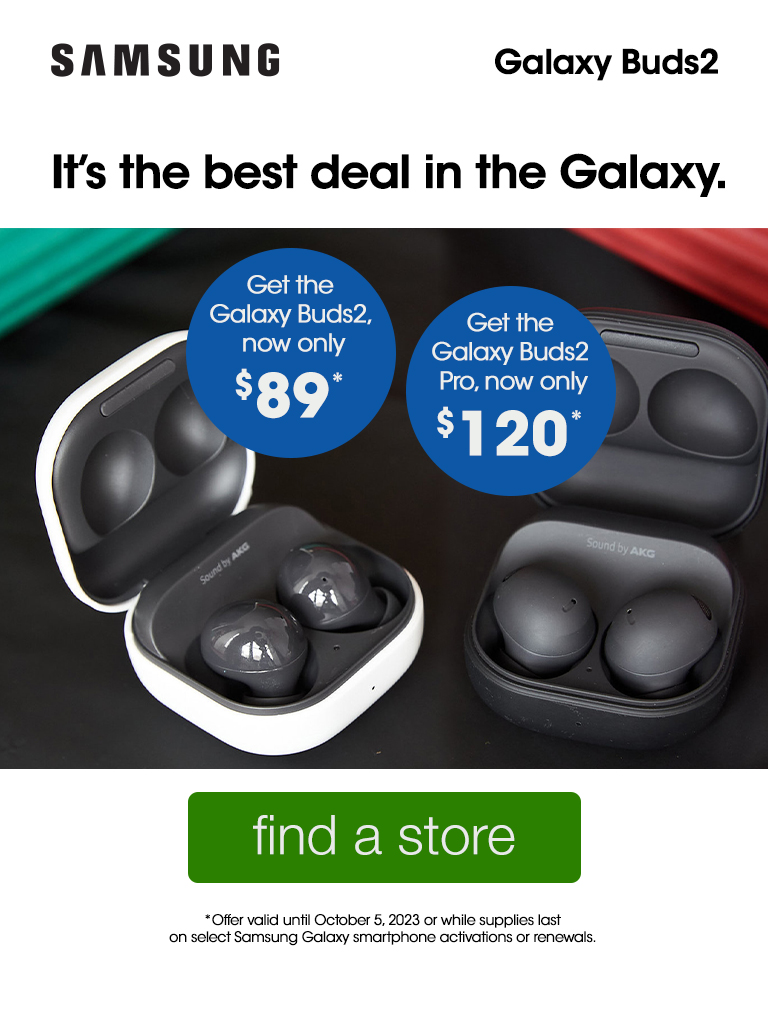 Get Samsung Galaxy Buds2 or Buds2 Pro Today!