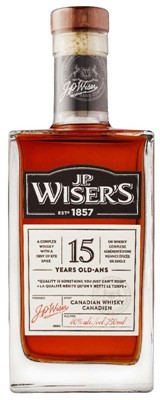 Corby Spirit & Wine J.P. Wisers 15 Year Old 750ml