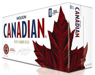 Molson Breweries 18C Canadian 6390ml